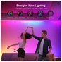 Світлодіодна стрічка Govee RGBIC Basic Wi-Fi + Bluetooth LED Strip Light 10м Білий (H618C3D1) - уменьшенное изображение 8