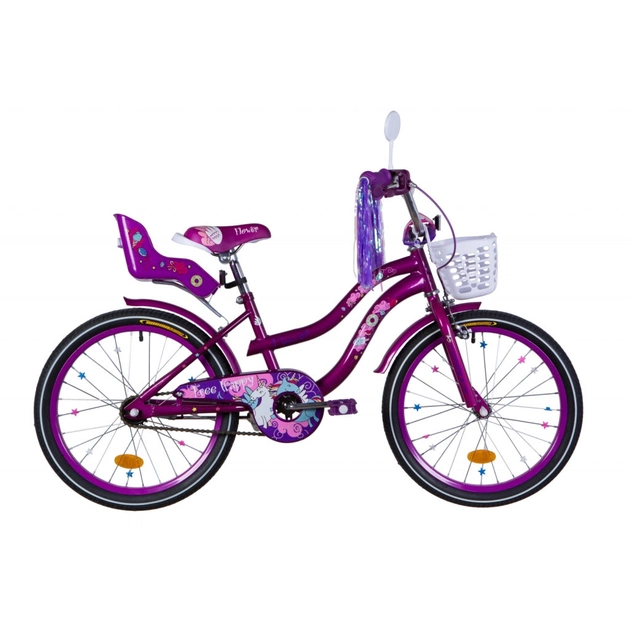 Велосипед Formula 20" Flower Premium рама-13" 2021 Violet (OPS-FRK-20-137) - зображення 1
