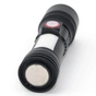Ліхтар Quantum Adept 10W LED zoom +COB з USB+ Li-ion18650/2600mAh (QM-FL1031-18650/2600) - зменшене зображення 4