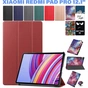 Чохол до планшета BeCover Smart Case Xiaomi Redmi Pad Pro 12.1'' Red Wine (711304) - уменьшенное изображение 1