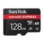Карта пам'яті SanDisk 128GB microSDXC class 10 UHS-I U3 A1 Express (SDSQXFN-128G-GN4NN) - зменшене зображення 1