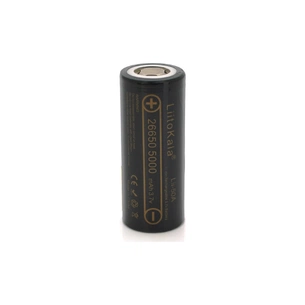 Акумулятор Liitokala 26650 Li-Ion 5000mAh (5100-5500mAh) 25A, 3.7V (2.5-4.2V), Black, 2шт в уп., ціна за 1шт (Lii-50A / 23383) зображення 1