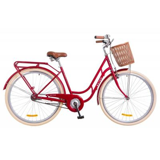 Велосипед Дорожник 28" RETRO 2018 14G рама-19" St рубіновий (OPS-D-28-114) - изображение 1