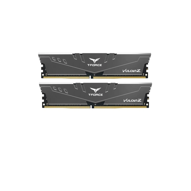 Модуль пам'яті для комп'ютера DDR4 16GB (2x8GB) 3200 MHz T-Force Vulcan Z Gray Team (TLZGD416G3200HC16FDC01) - изображение 1