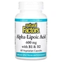Вітамінно-мінеральний комплекс Natural Factors Альфа-ліпоєва кислота з вітамінами B1 та B2, 600 мг, Alpha-Lipoic (NFS-02102) - зменшене зображення 1