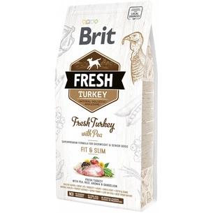 Сухий корм для собак Brit Fresh Turkey/Pea Light Fit and Slim Adult 2.5 кг (8595602530809) зображення 1
