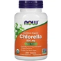 Трави Now Foods Органічна Хлорелла, Chlorella, 500мг, 200 Таблеток (NOW-02631) - зменшене зображення 1