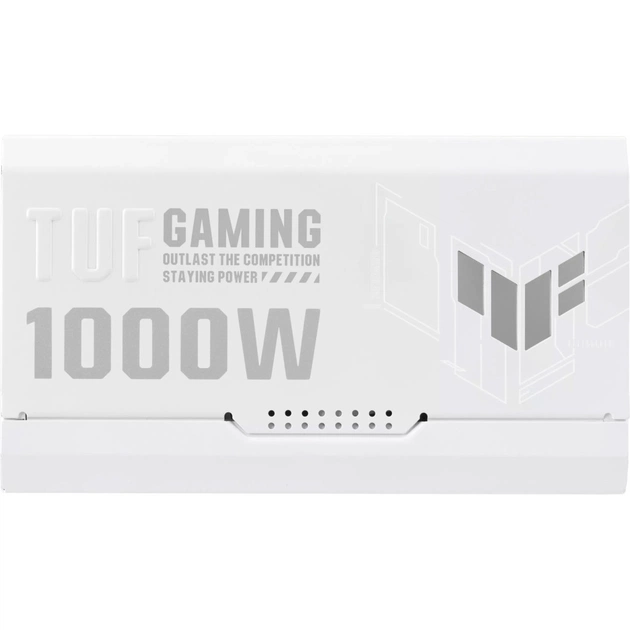 Блок живлення ASUS 1000W TUF-GAMING-1000G-WHITE PCIE5 (90YE00S5-B0NA00) - изображение 2