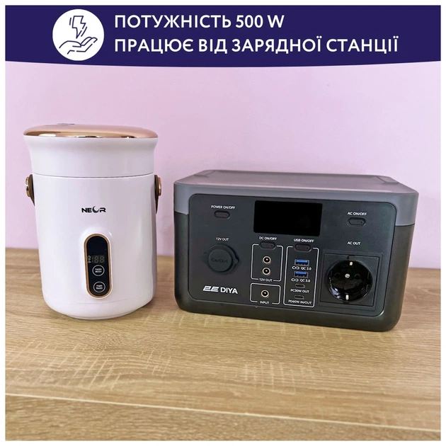 Ланч-бокс Neor для підігріву та приготування їжі 0,6 л (HEAT 06L50 WT) - picture 7