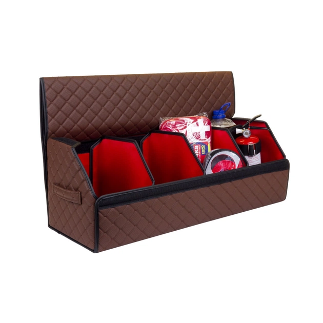 Сумка-органайзер EVAtech ECO XL 30x30x80 см коричнева з коричневою ниткою (EHECEXZZBR) - picture 2