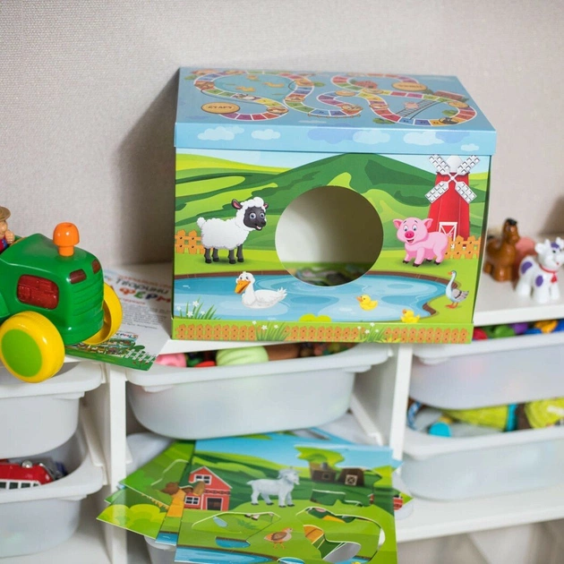 Обучающая игра. Животные на ферме. Разработано на основе метода Монтессори - изображение 6