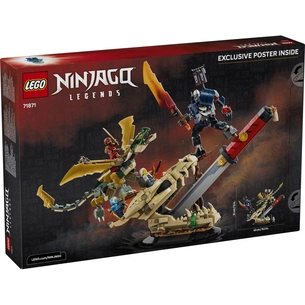 Конструктор LEGO NINJAGO Битва біля черепа Дракона з мечем (71871) зображення 1