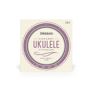Струни для гітари D'Addario Titanium Ukulele Concert (EJ87C) зображення 1