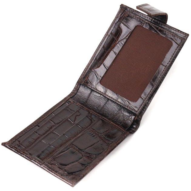 Гаманець Canpellini З натуральної шкіри Коричневий (21516) - зображення 6