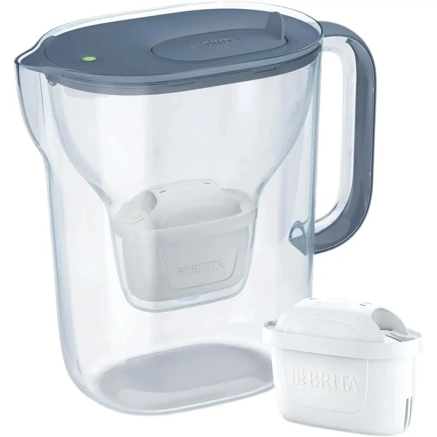 Фільтр-глечик Brita Style Essential XL MXPro 3.6л з картриджем сіро-блакитний (1058043) - picture 1