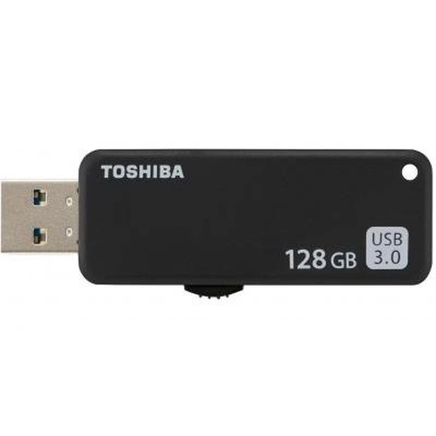 USB флеш накопичувач Toshiba 128GB U365 Black USB 3.0 (THN-U365K1280E4) - изображение 3