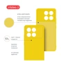 Чохол до мобільного телефона Intaleo Silicone Poco X6 Pro Yellow (1283126600487) - зменшене зображення 5