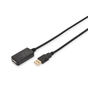 Дата кабель USB 2.0 AM/AF 5.0 m active Digitus (DA-70130-4) - уменьшенное изображение 1
