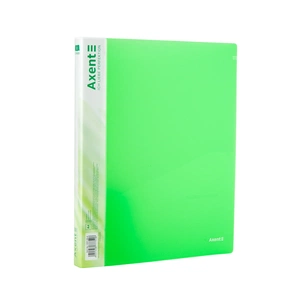 Папка на кільцях Axent А4 з 2-ма кільцями 700 мкм 25 мм Прозора зелена (1207-26-A) изображение 1