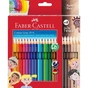 Карандаши цветные Faber-Castell GripSkin tonesакварельних 18 кольорів + 6 шт різних відтінків шкіри (112819) (32522) - уменьшенное изображение 1
