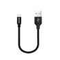 Дата кабель USB 2.0 AM to Micro 5P 0.25m black ColorWay (CW-CBUM048-BK) - зменшене зображення 2