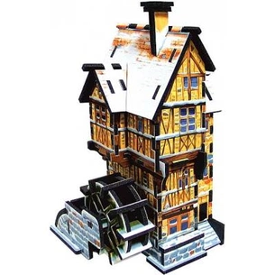 Збірна модель Умная бумага Водяний млин 3D (зима) (128-02) зображення 1