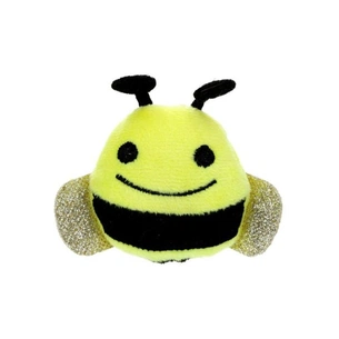 Іграшка для котів Hippie Pet Бджілка жовта 8 см (HIPCT21030G) зображення 1