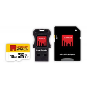 Карта пам'яті Strontium Flash 16GB microSDHC Class 10 USH-I 433X (SRN16GTFU1C) зображення 1
