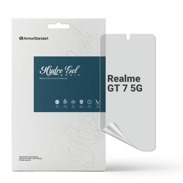 Плівка захисна Armorstandart Hydrogel Matte Realme GT 7 5G (ARM83943) - зображення 1