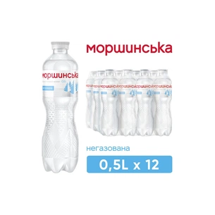 Мінеральна вода Моршинська 0.5 н/газ пет (4820017000062) изображение 1