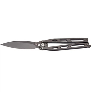 Ніж Artisan Kinetic Balisong Small, D2, Steel Black (1823PLS-BK) зображення 1