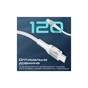 Дата кабель USB-C to USB-C 1.2m 60W PD FletchLink-CC grey Promate (fletchlink-cc.grey) - уменьшенное изображение 3