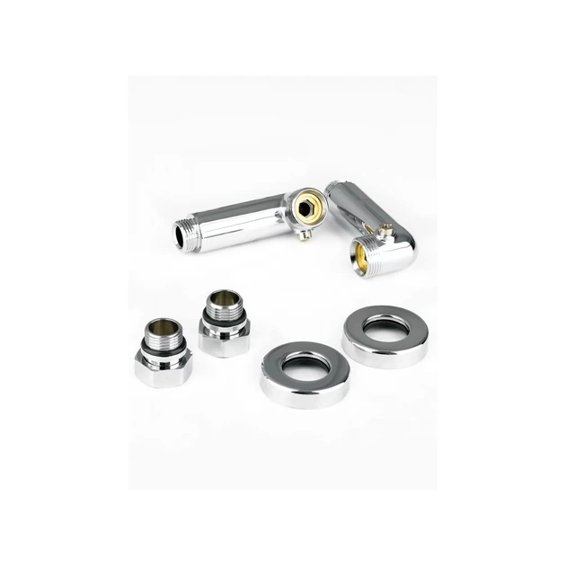 Сушарка для рушників MARIO Кран кутовий запірний, хром (4.0.0400.55.P) - зображення 3