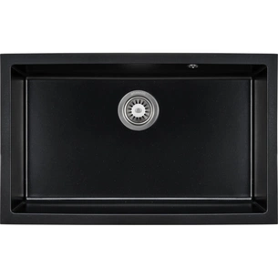 Мийка кухонна GRANADO Under top XL black shine (gr3701) зображення 1