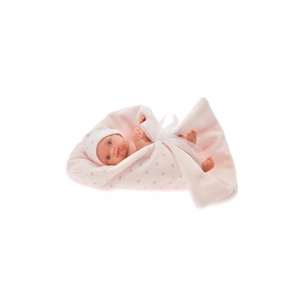 Пупс Antonio Juan Муфлі в рожевому з м'яким вініловим тілом 21 см (3904) зображення 1