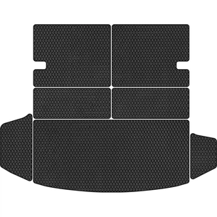 Килимок в багажник EVAtech Skoda Kodiaq Restyling 7 seats 2021+ SUV EU (SK42079BE7RBB) зображення 1