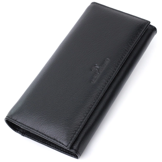 Кошелек ST Leather Из натуральной кожи Черный (22676) - изображение 1