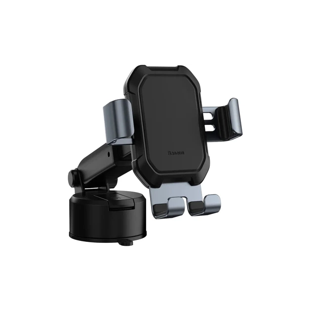 Універсальний автотримач Baseus Tank gravity car mount holder with suction base Tarnish Black (SUYL-TK01) - picture 1