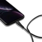 Дата кабель USB-C to Lightning 1.2m MFI Black Canyon (CNS-MFIC4B) - зменшене зображення 4