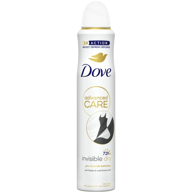 Антиперспірант Dove Невидимий 200 мл (8720181292088) - зображення 1