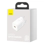 Зарядний пристрій Baseus Super Si Quick Charger 1C White (CCSP020102) - зменшене зображення 5