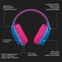 Навушники Logitech G435 Lightspeed Wireless Gaming Headset Blue (981-001062) - зменшене зображення 10