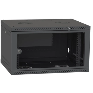 Шафа настінна Ipcom 6U, 600*450, RAL9005 (СН-6U-060-045-ДС-9005) зображення 1