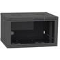Шафа настінна Ipcom 6U, 600*450, RAL9005 (СН-6U-060-045-ДС-9005) - зменшене зображення 1