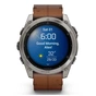 Смарт-годинник Garmin fenix 8 51mm,AMOLED,Sapphire, Bare Ti, Blk/Chsnt Lthr (010-02905-40) - уменьшенное изображение 8