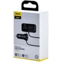 FM модулятор Baseus T Shaped S-16 2 х USB Type-A, microSD, AUX Black (CCMT000201) - уменьшенное изображение 4