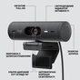 Веб-камера Logitech Brio 505 for Business Graphite (960-001459) - зменшене зображення 6