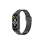 Ремінець до фітнес браслета BeCover Metal для Xiaomi Mi Smart Band 7 Black (707493) - зменшене зображення 1