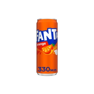 Напій Fanta Безалкогольний сильногазований соковмісний Апельсин 330 мл (5449000011527) изображение 1