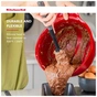 Лопатка кухонна KitchenAid Coreline для тіста, 30 см, сірий (KAS031OHCGG) - зменшене зображення 6